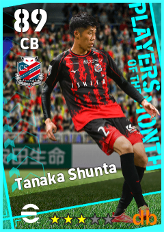 Tanaka Shunta eFootball player card