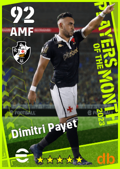 Dimitri Payet — AMF, OVR 92, MAX 92