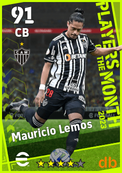 Mauricio Lemos — CB, OVR 91, MAX 91