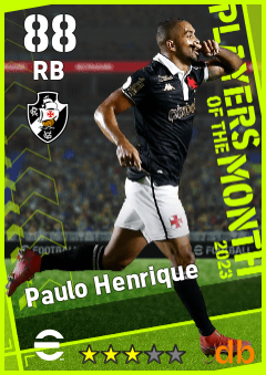 Paulo Henrique — RB, OVR 88, MAX 88
