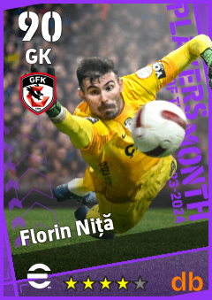 Florin Niță — GK, OVR 90, MAX 90