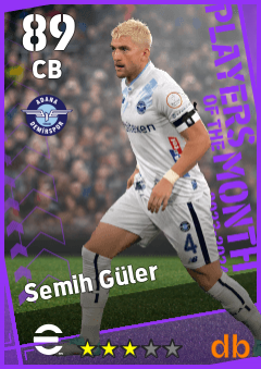 Semih Güler — CB, OVR 89, MAX 89