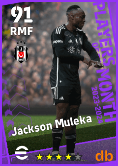 Jackson Muleka — RMF, OVR 91, MAX 91