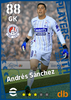 Andrés Sánchez — GK, OVR 88, MAX 88