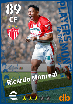 Ricardo Monreal — CF, OVR 89, MAX 89