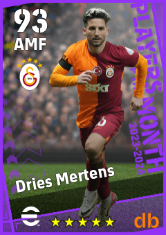 Dries Mertens — AMF, OVR 93, MAX 93