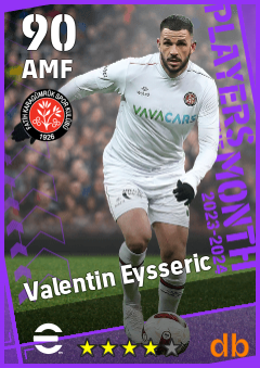Valentin Eysseric — AMF, OVR 90, MAX 90