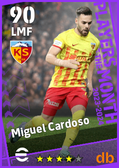 Miguel Cardoso — LMF, OVR 90, MAX 90