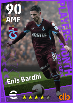 Enis Bardhi — AMF, OVR 90, MAX 90