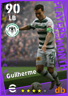 Guilherme — LB, OVR 90, MAX 90