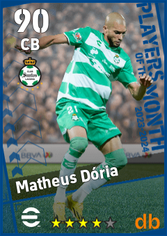 Matheus Dória — CB, OVR 90, MAX 90