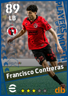 Francisco Contreras — LB, OVR 89, MAX 89