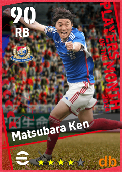 Matsubara Ken — RB, OVR 90, MAX 90