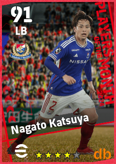 Nagato Katsuya — LB, OVR 91, MAX 91