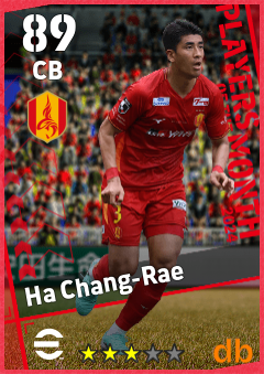 Ha Chang-Rae — CB, OVR 89, MAX 89