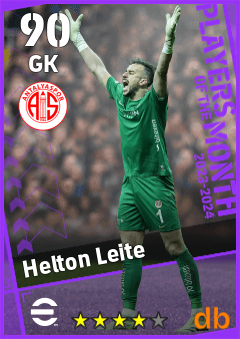 Helton Leite — GK, OVR 90, MAX 90