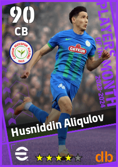 Husniddin Aliqulov — CB, OVR 90, MAX 90