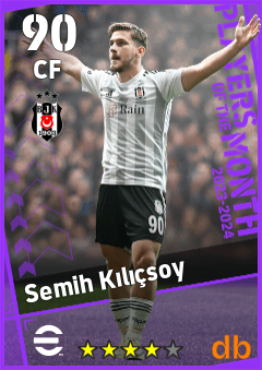 Semih Kılıçsoy — CF, OVR 90, MAX 90