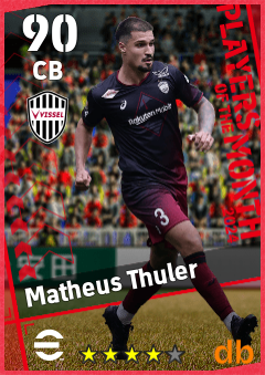 Matheus Thuler — CB, OVR 90, MAX 90