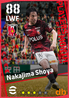 Nakajima Shoya — LWF, OVR 88, MAX 88