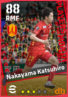 Nakayama Katsuhiro — RMF, OVR 88, MAX 88