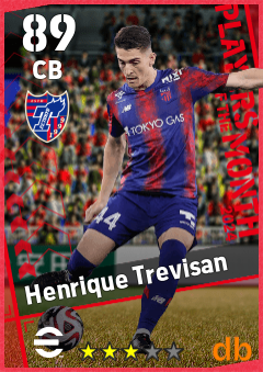 Henrique Trevisan — CB, OVR 89, MAX 89