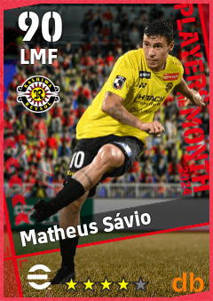 Matheus Sávio — LMF, OVR 90, MAX 90