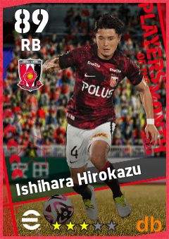 Ishihara Hirokazu — RB, OVR 89, MAX 89