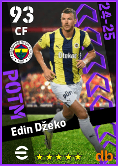 Edin Džeko — CF, OVR 93, MAX 93
