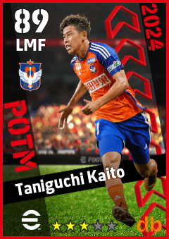 Taniguchi Kaito eFootball player card