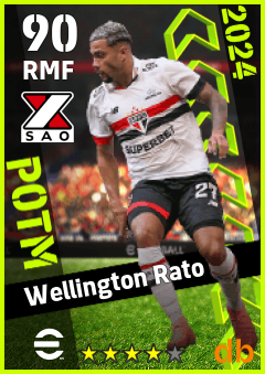 Wellington Rato — RMF, OVR 90, MAX 90