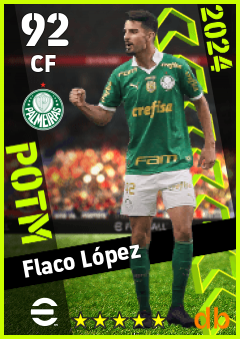Flaco López — CF, OVR 92, MAX 92