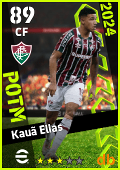 Kauã Elias — CF, OVR 89, MAX 89