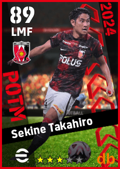 Sekine Takahiro — LMF, OVR 89, MAX 89