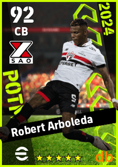 Robert Arboleda — CB, OVR 92, MAX 92
