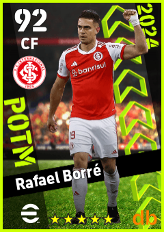 Rafael Borré — CF, OVR 92, MAX 92