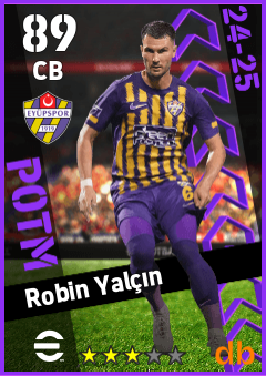 Robin Yalçın eFootball player card