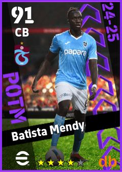 Batista Mendy — CB, OVR 91, MAX 91