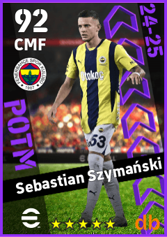 Sebastian Szymański — CMF, OVR 92, MAX 92