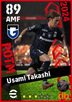Usami Takashi — AMF, OVR 89, MAX 89