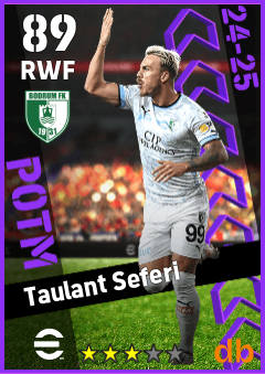 Taulant Seferi — RWF, OVR 89, MAX 89