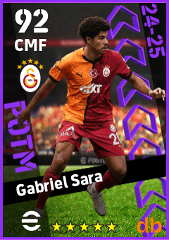 Gabriel Sara eFootball player card