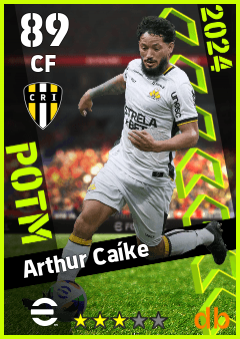 Arthur Caíke — CF, OVR 89, MAX 89