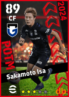 Sakamoto Isa — CF, OVR 89, MAX 89