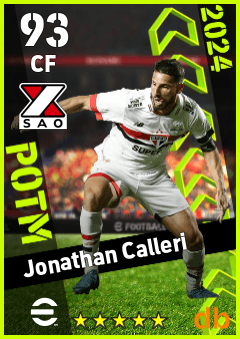 Jonathan Calleri — CF, OVR 93, MAX 93