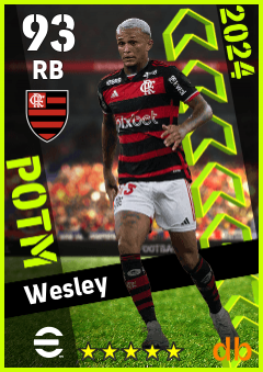 Wesley eFootball player card