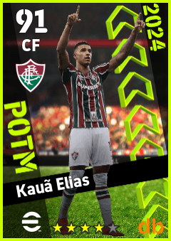 Kauã Elias — CF, OVR 91, MAX 91