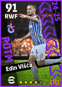 Edin Višća — RWF, OVR 91, MAX 91