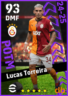 Lucas Torreira — DMF, OVR 93, MAX 93