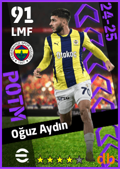 Oğuz Aydın — LMF, OVR 91, MAX 91